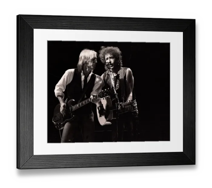 Framed Print : Bob Dylan & Tom Petty Rockin Framed Print : Bob Dylan & Tom Petty Rockin