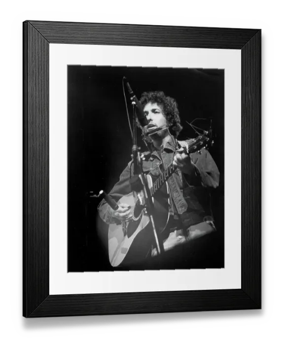 Framed Print : Bob Dylan Performing Framed Print : Bob Dylan Performing
