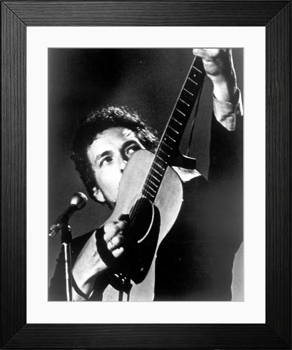 Framed Print : Bob Dylan On The Johnny Cash Show