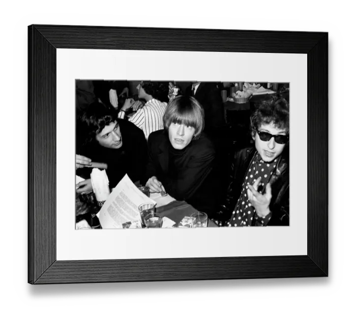 Framed Print : Bob Dylan With Brian Jones