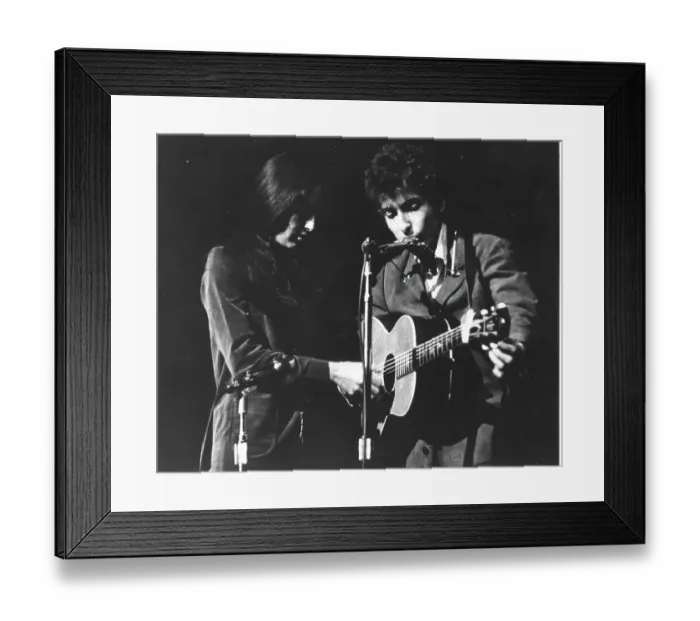 Framed Print : Bob Dylan & Joan Baez - Lovebirds & Songbirds Framed Print : Bob Dylan & Joan Baez - Lovebirds & Songbirds