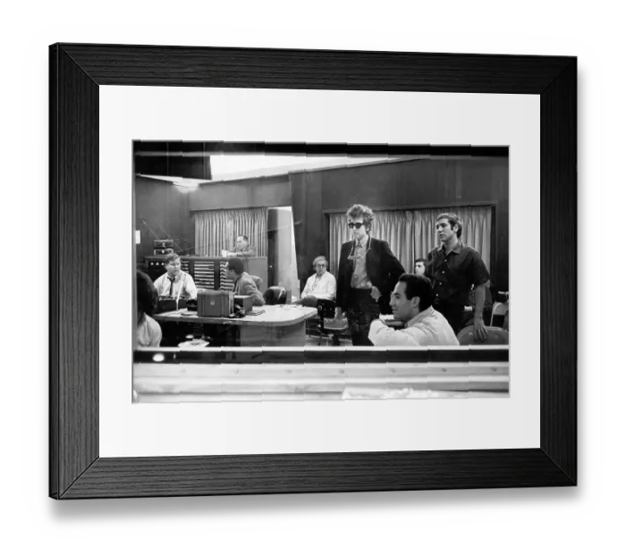 Framed Print : Recording Highway 61 Revisited Framed Print : Recording Highway 61 Revisited