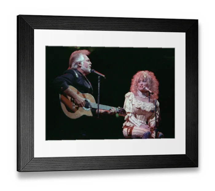Framed Print : Kenny Rogers And Dolly Parton Framed Print : Kenny Rogers And Dolly Parton