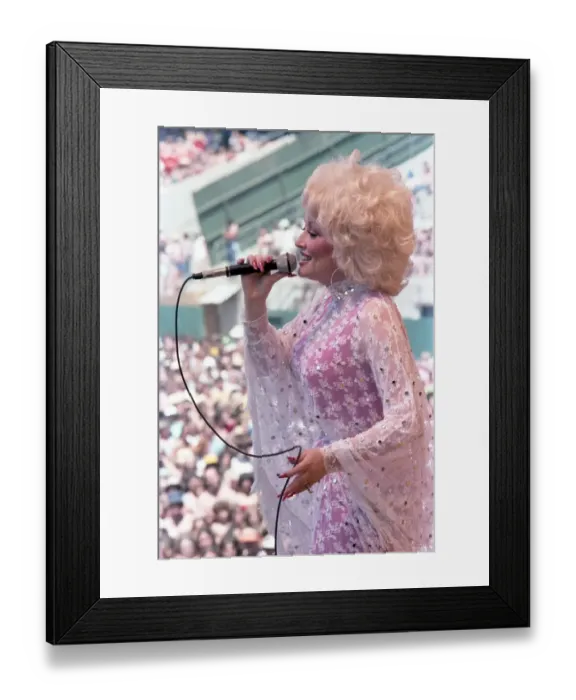 Framed Print : Dolly Parton Performing Framed Print : Dolly Parton Performing
