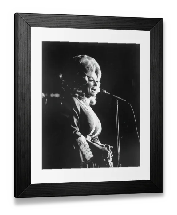 Framed Print : Dolly Parton Performing Framed Print : Dolly Parton Performing