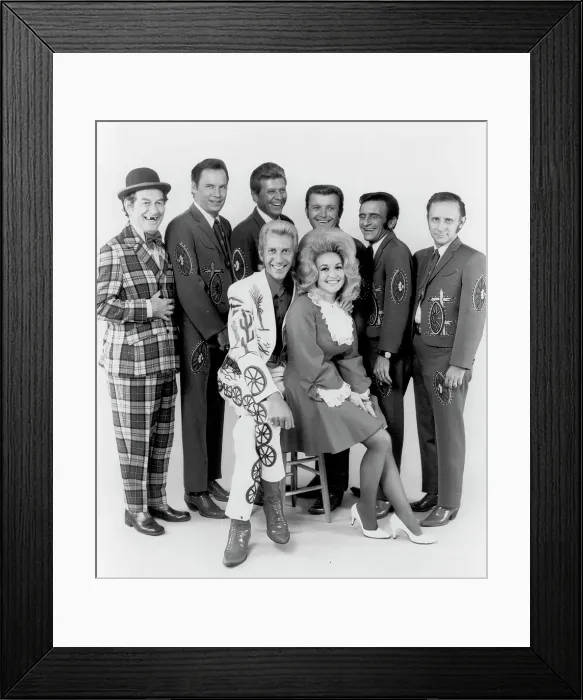 Framed Print : Porter Wagoner & Dolly Parton With The Wagonmasters Framed Print : Porter Wagoner & Dolly Parton With The Wagonmasters