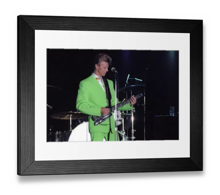 Framed Print : David Bowie Performs In Minnesota Framed Print : David Bowie Performs In Minnesota