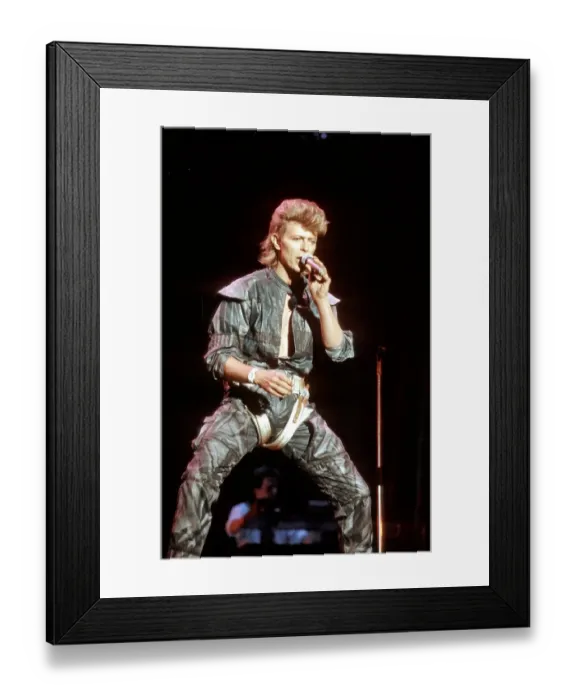 Framed Print : David Bowie Performing Framed Print : David Bowie Performing