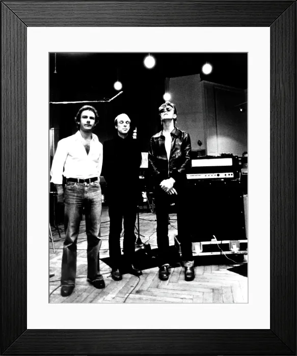 Framed Print : Heroes Recording Session Framed Print : Heroes Recording Session