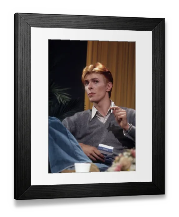 Framed Print : Bowie On Good Morning America Framed Print : Bowie On Good Morning America
