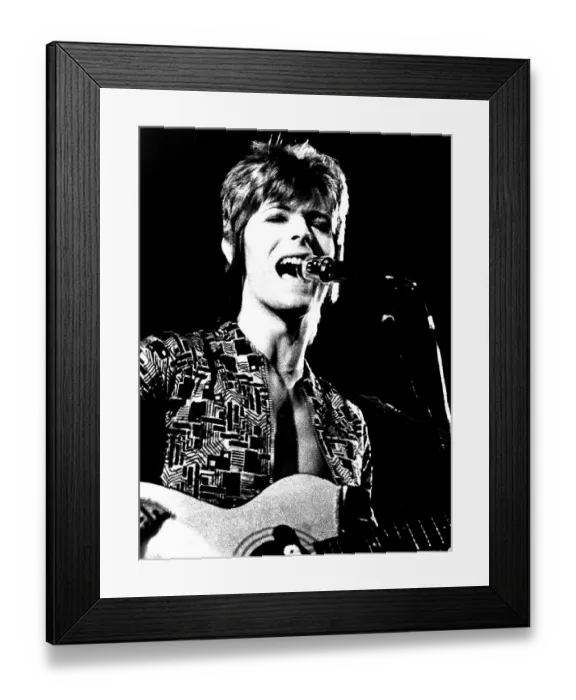 Framed Print : David Bowie Performing Framed Print : David Bowie Performing