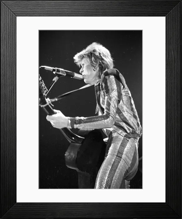 Framed Print : Ziggy Stardust Era Bowie