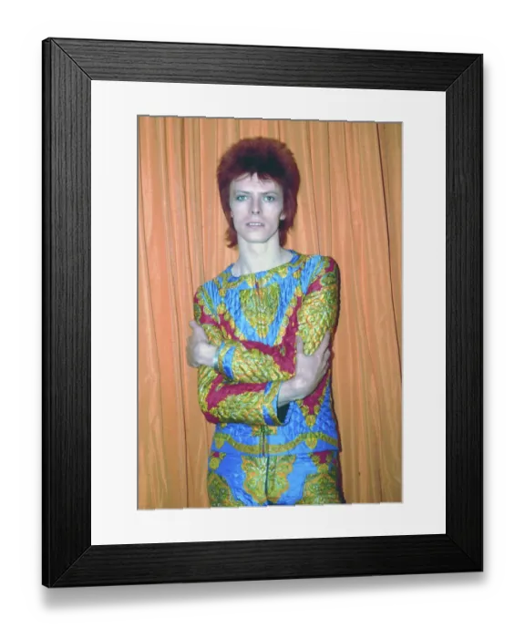 Framed Print : Bowie As Ziggy Stardust In NY Framed Print : Bowie As Ziggy Stardust In NY