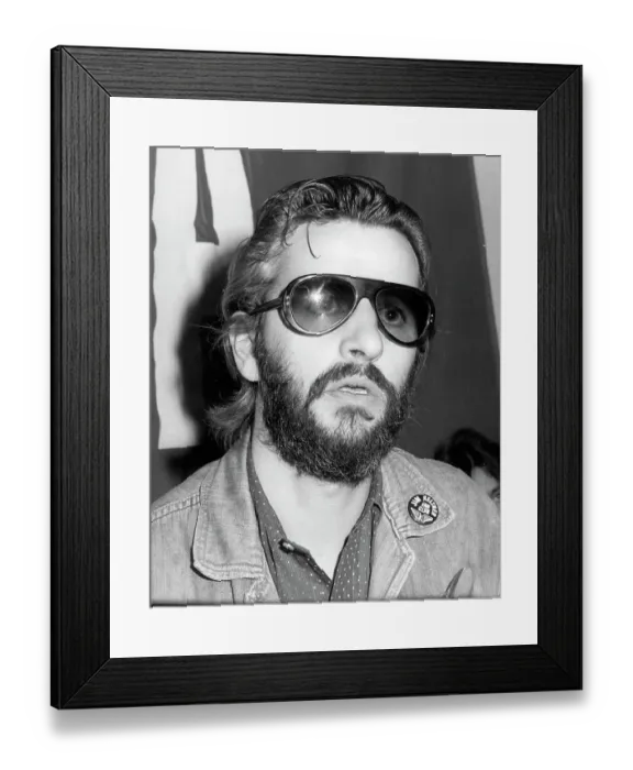 Framed Print : Portrait Wearing Jim Keltner Fan Club Pin Framed Print : Portrait Wearing Jim Keltner Fan Club Pin
