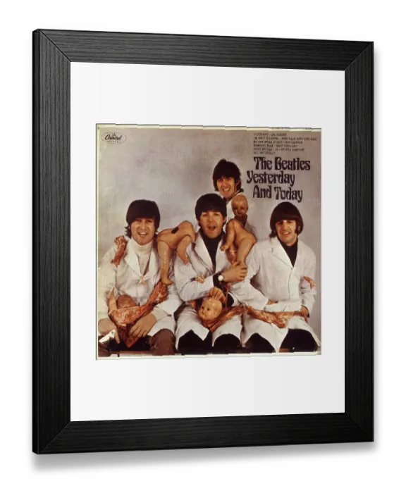 Framed Print : Beatles Album Cover For Yesterday And Today