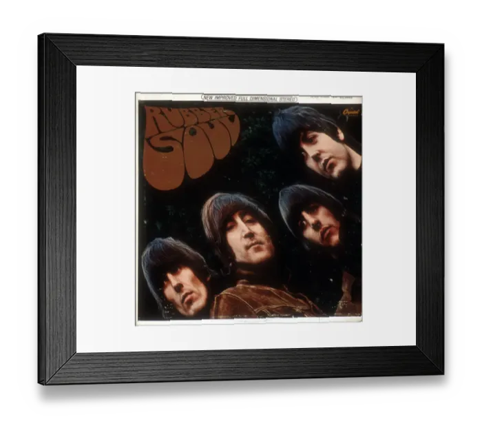 Framed Print : Beatles Rubber Soul Album Cover Framed Print : Beatles Rubber Soul Album Cover