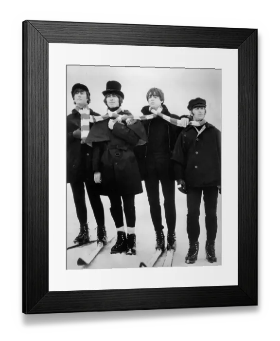 Framed Print : Beatles Filming Help! Framed Print : Beatles Filming Help!