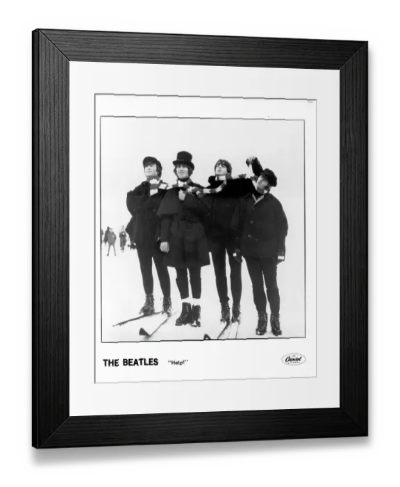 Framed Print : Beatles Filming Help! Framed Print : Beatles Filming Help!