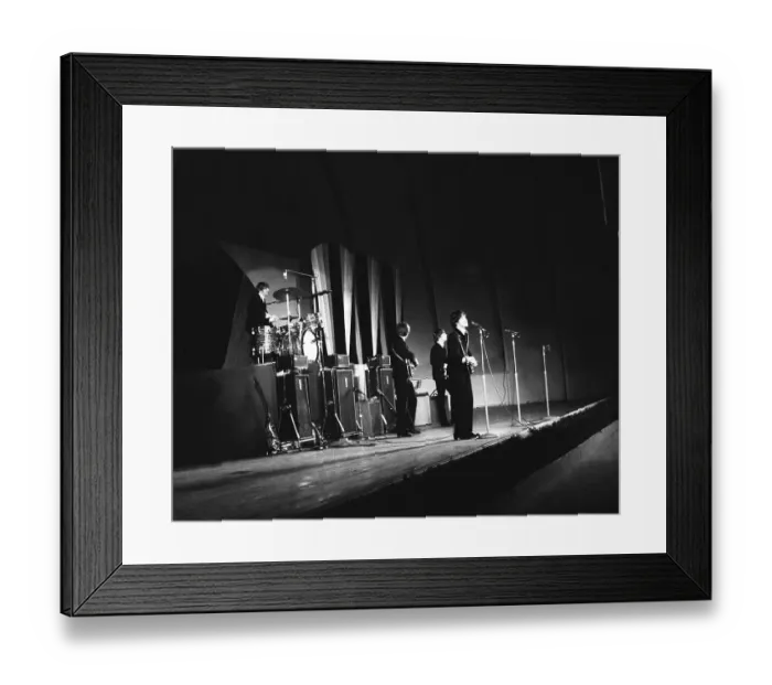 Framed Print : Beatles Performing At The Hollywood Bowl Framed Print : Beatles Performing At The Hollywood Bowl