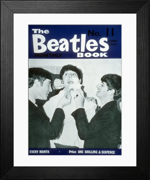 Framed Print : The Beatles Book Fanzine Framed Print : The Beatles Book Fanzine