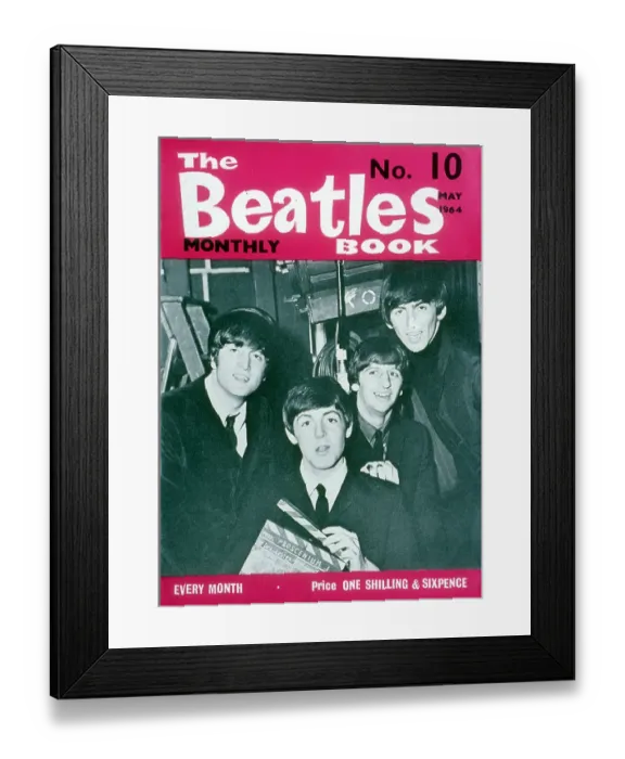 Framed Print : The Beatles Book Fanzine Framed Print : The Beatles Book Fanzine