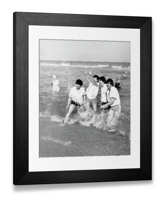 Framed Print : Beatles In Miami For Ed Sullivan Show Framed Print : Beatles In Miami For Ed Sullivan Show