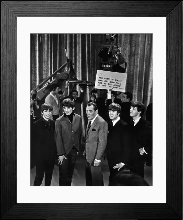 Framed Print : Beatles On The Ed Sullivan Show Framed Print : Beatles On The Ed Sullivan Show