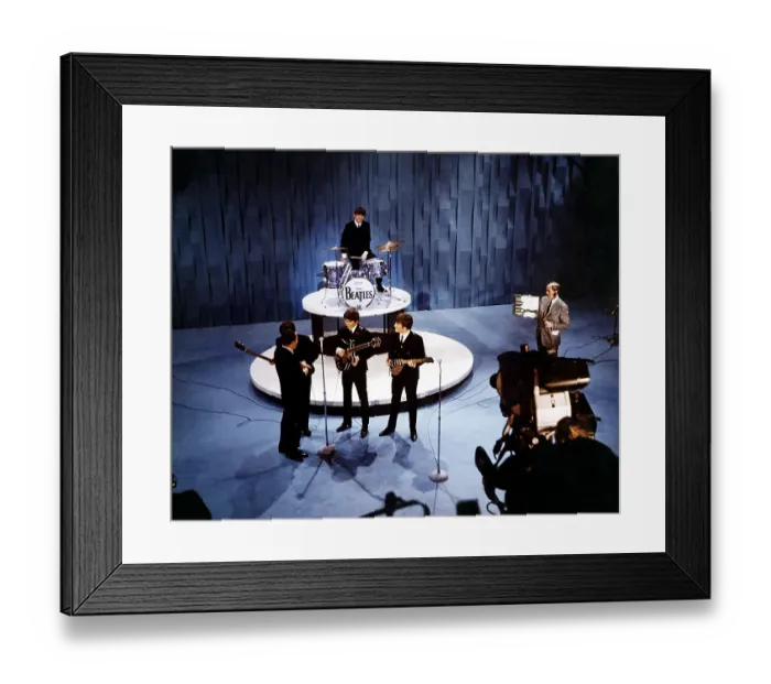 Framed Print : The Beatles On The Ed Sullivan Show