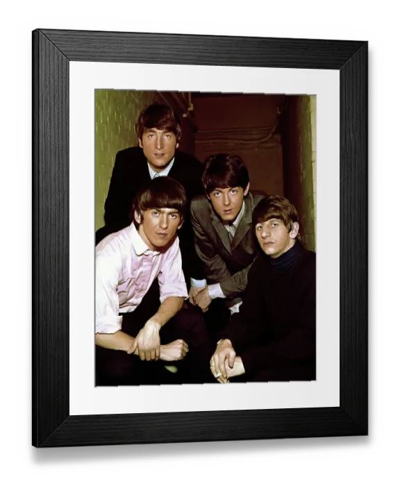 Framed Print : Beatles Portrait Framed Print : Beatles Portrait