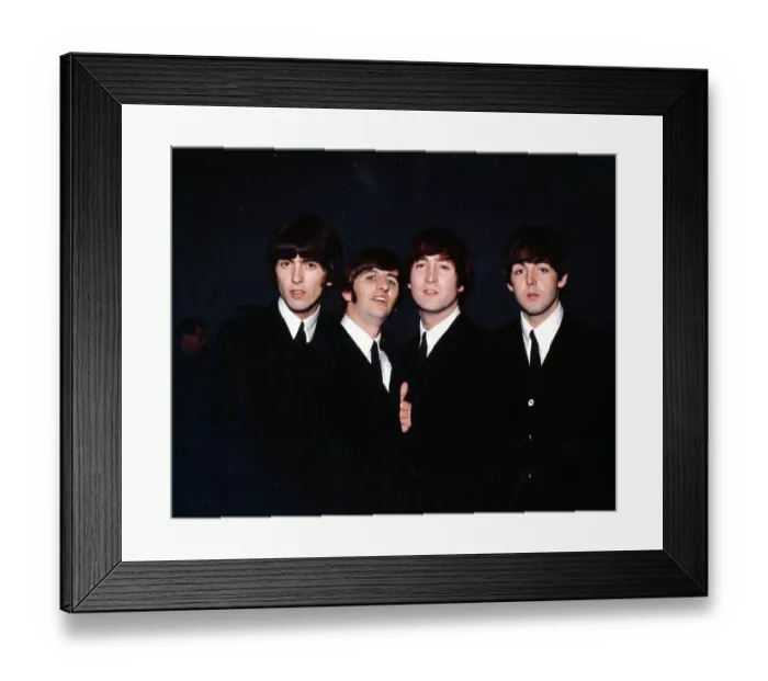 Framed Print : Beatles Portrait Framed Print : Beatles Portrait