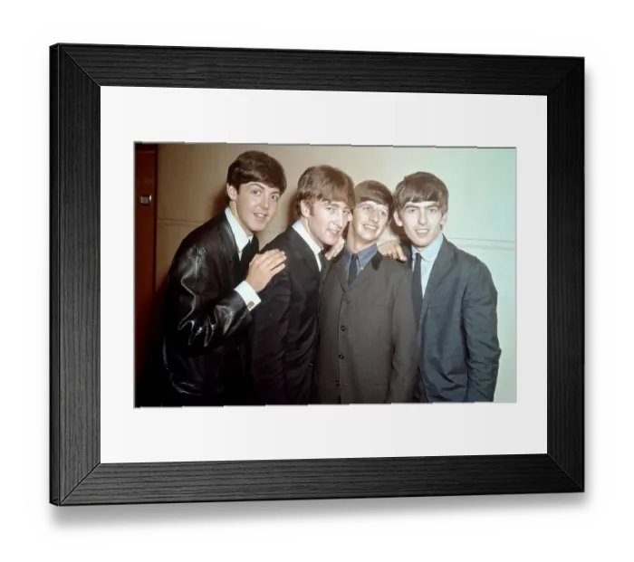 Framed Print : Beatles Portrait Framed Print : Beatles Portrait