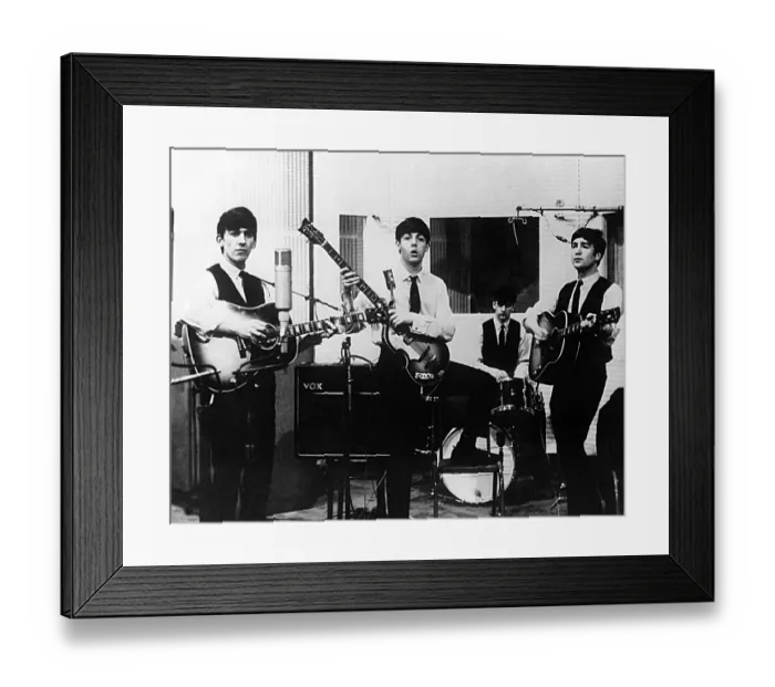 Framed Print : Beatles At Decca Studios