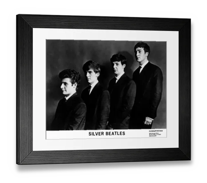 Framed Print : Beatles With Pete Best Framed Print : Beatles With Pete Best