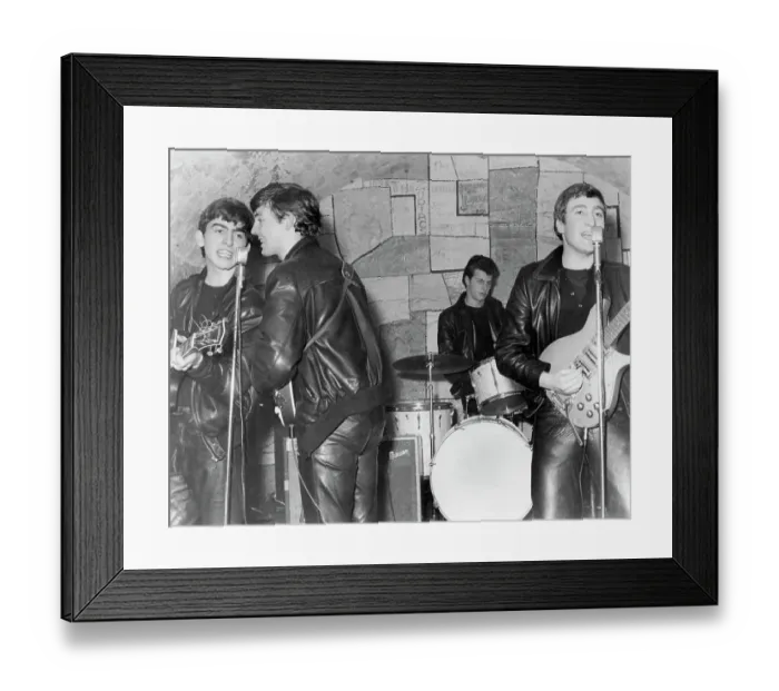 Framed Print : Beatles Performing At The Cavern Club Framed Print : Beatles Performing At The Cavern Club
