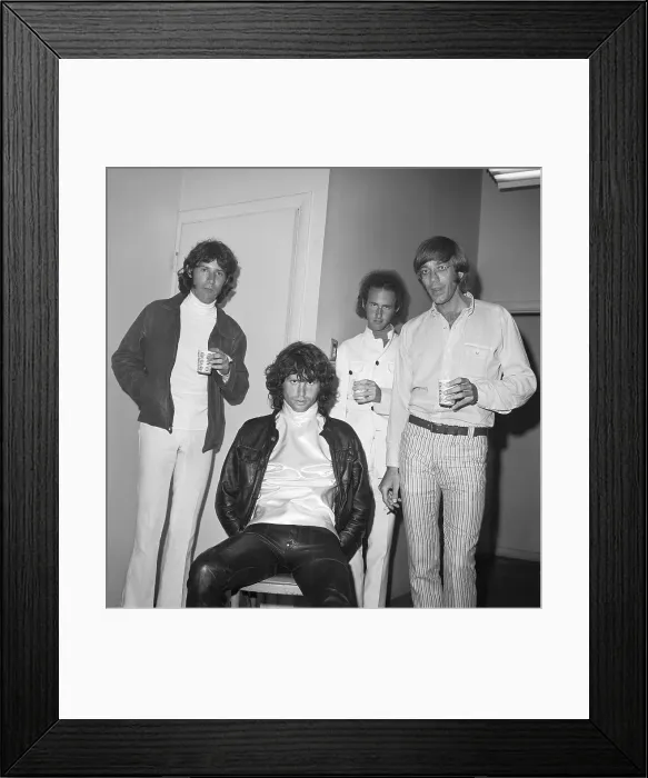 Framed Print : The Doors Backstage Framed Print : The Doors Backstage