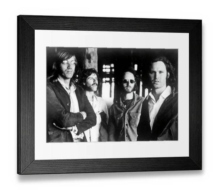 Framed Print : The Doors Portrait Framed Print : The Doors Portrait
