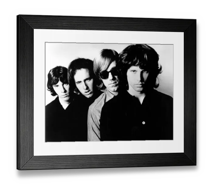 Framed Print : The Doors Portrait Framed Print : The Doors Portrait