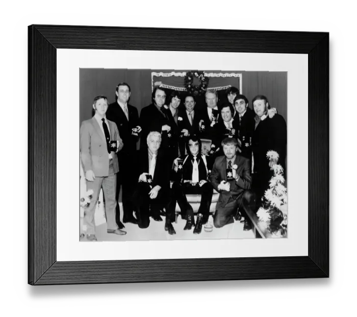 Framed Print : Elvis Presley gets a Sheriff's badge Framed Print : Elvis Presley gets a Sheriff's badge