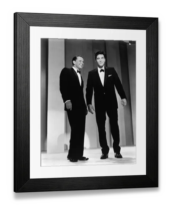 Framed Print : Elvis And Frank Framed Print : Elvis And Frank