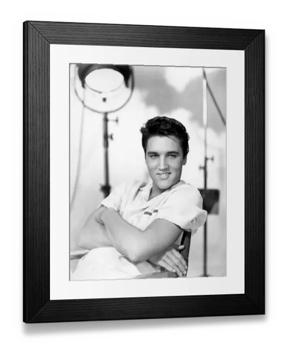 Framed Print : Rock and roll singer Elvis Presley Framed Print : Rock and roll singer Elvis Presley
