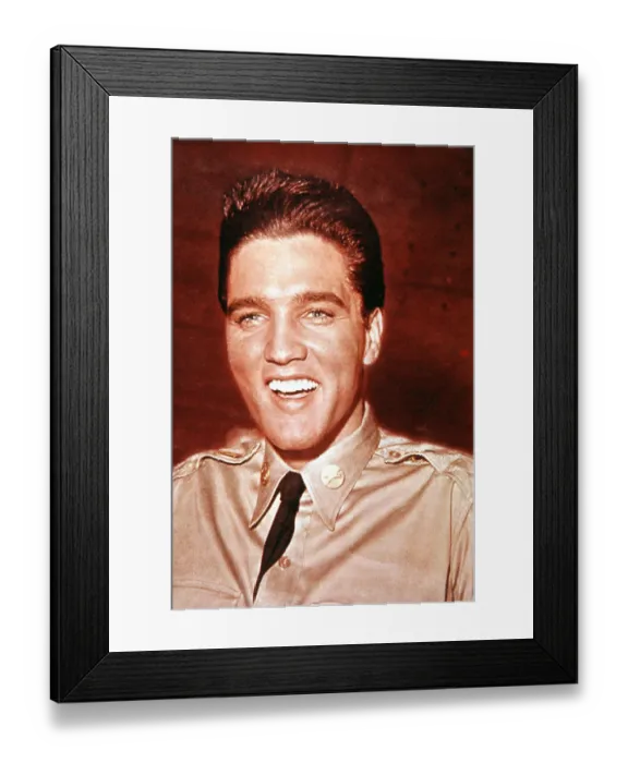 Framed Print : Elvis Presley in the Army Framed Print : Elvis Presley in the Army