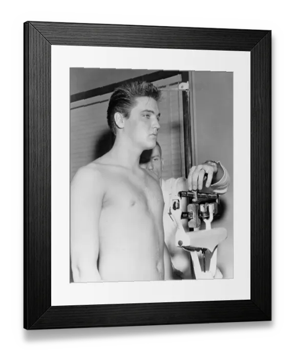 Framed Print : Elvis Presley joins the army Framed Print : Elvis Presley joins the army