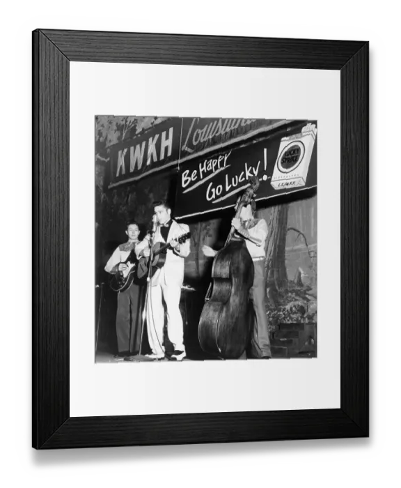 Framed Print : Elvis Presley On Louisiana Hayride Framed Print : Elvis Presley On Louisiana Hayride