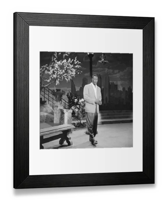 Framed Print : Nat King Cole On Ed Sullivan
