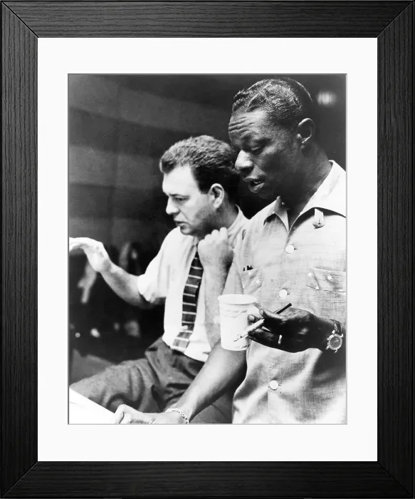 Framed Print : Nat King Cole & Nelson Riddle Framed Print : Nat King Cole & Nelson Riddle