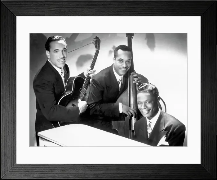 Framed Print : Nat King Cole Trio Second Lineup Portrait Framed Print : Nat King Cole Trio Second Lineup Portrait
