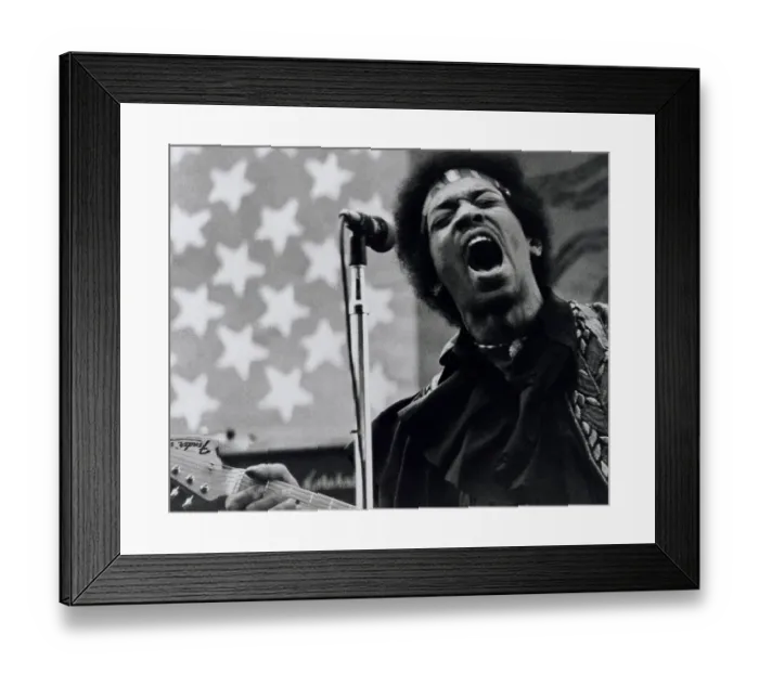 Framed Print : Jimi Hendrix live Framed Print : Jimi Hendrix live