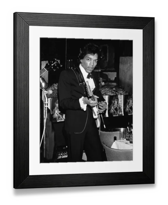 Framed Print : Jimi Hendrix, May 1966