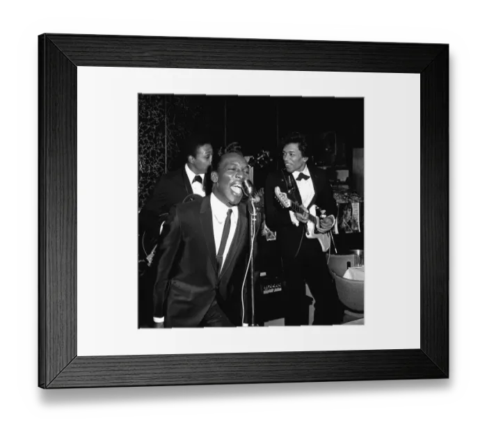 Framed Print : Jimi Hendrix And Wilson Pickett, May 1966 Framed Print : Jimi Hendrix And Wilson Pickett, May 1966