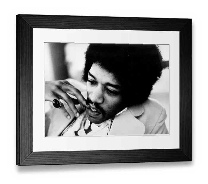 Framed Print : Jimi Hendrix Candid Moment Framed Print : Jimi Hendrix Candid Moment